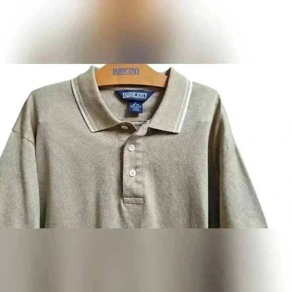 Lands' End Men's 100% Cotton Polo‎ Size M 38-40 - Picture 3 of 6
